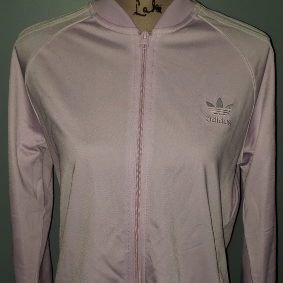 New Adidas Trefoil Racer Stripe Full Zip Jacket - Picture 3 of 8